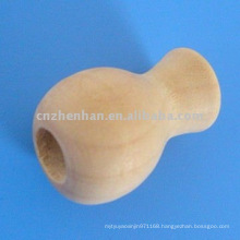 white cucurbit wood bead,curtain tassel,cord connector,window blind hand grip,bamboo blind component,woven wood blind accessory